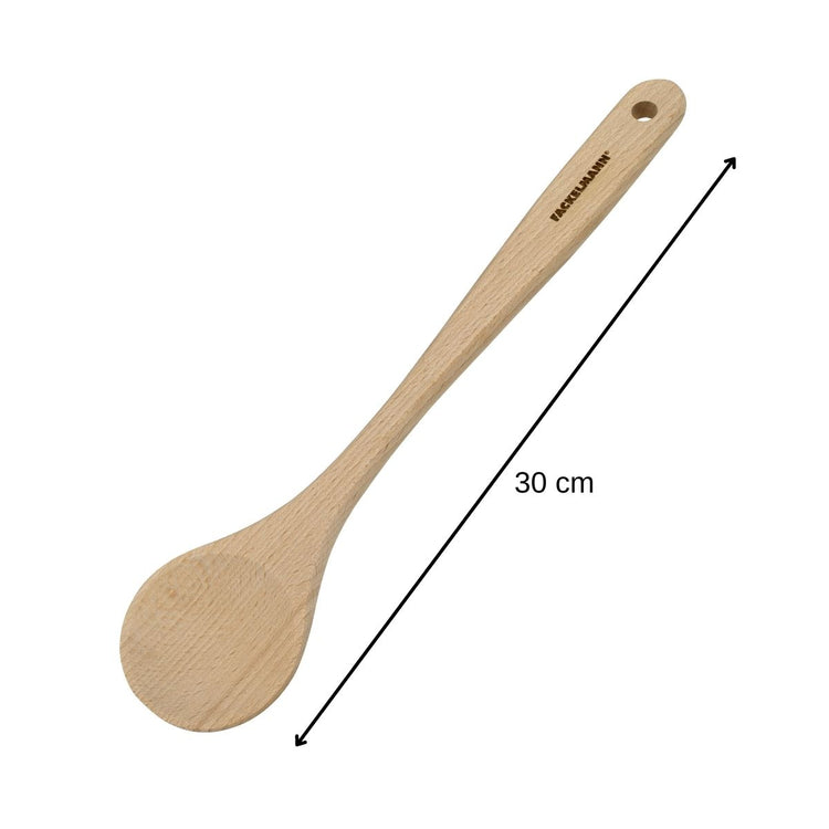 Ensemble de 2 Cuillères de cuisine en bois FSC Fackelmann Eco Friendly