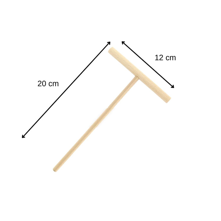 Ensemble de 2 Râteaux à crêpes 20 cm Fackelmann Wood Edition
