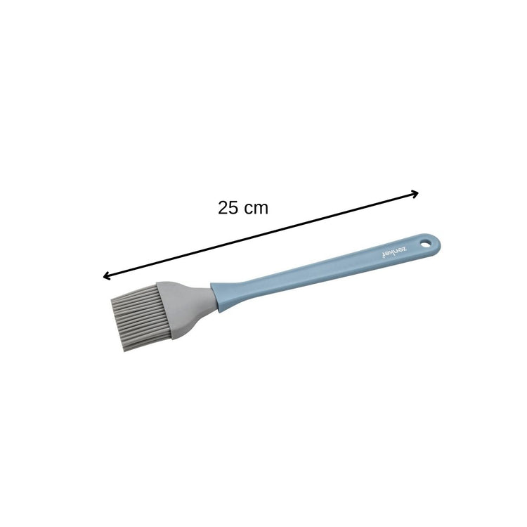 Pinceau à pâtisserie en silicone gris et bleu Zenker Sweet Sensation