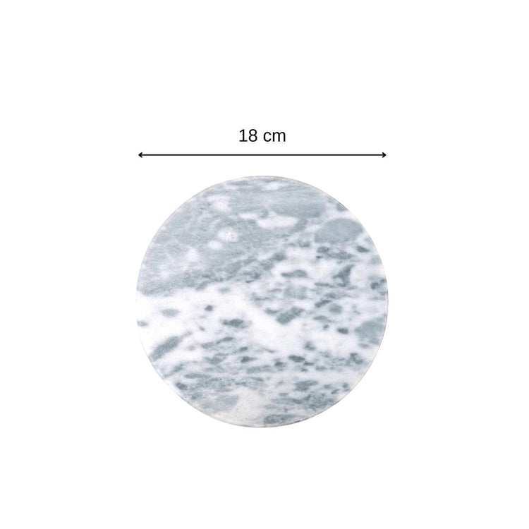 Dessous de plat en marbre rond de 18 cm Fackelmann Basic