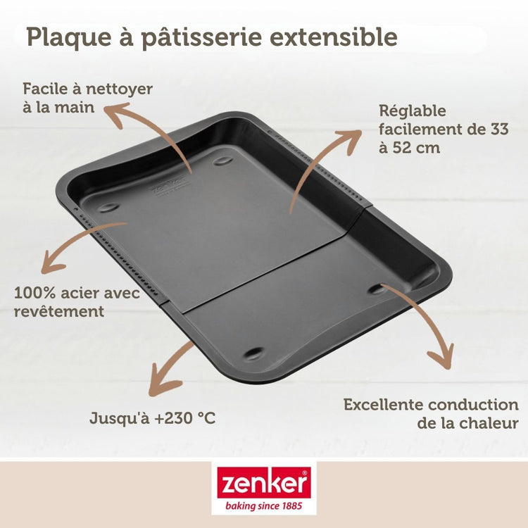 Set de 4 ustensiles de pâtisserie moule à gâteaux 2 bols et spatule pâtisserie Black mettallic Black mettallic Zenker Black mettallic
