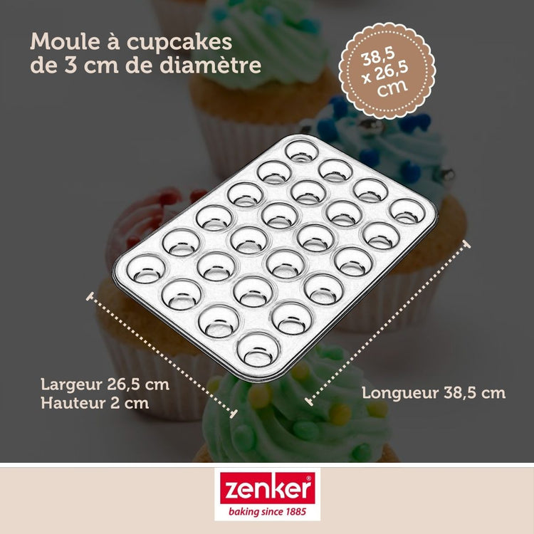 Set de 5 ustensiles de pâtisserie moule à gâteaux bol spatule et verre doseur Black metallic Black mettallic Zenker Black mettallic