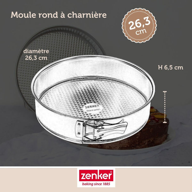 Set de 5 ustensiles de pâtisserie moule à gâteaux bols spatule et verre doseur Zenker Silver