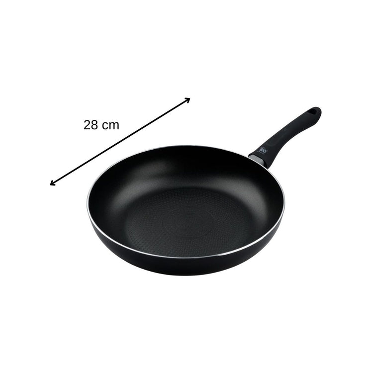Poêle à frire en aluminium 28 cm avec couvercle en verre Elo Smart Life