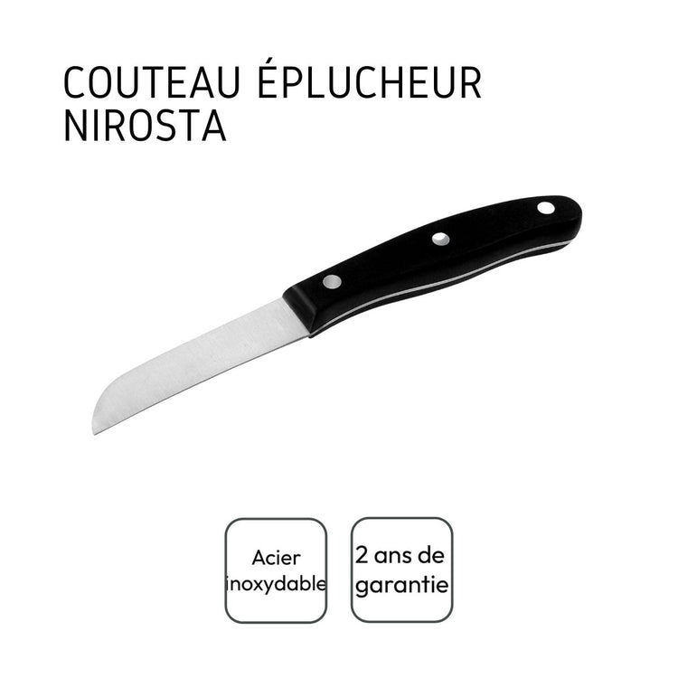 Set de 4 couteaux de cuisine 20 cm en inox Nirosta Fit