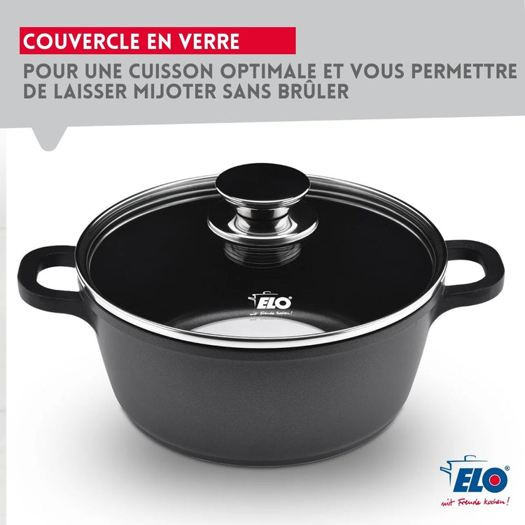 Faitout 20 cm sans PFAS Elo Alucast