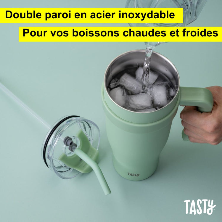 Gobelet isotherme 1200 ml vert sauge Tasty
