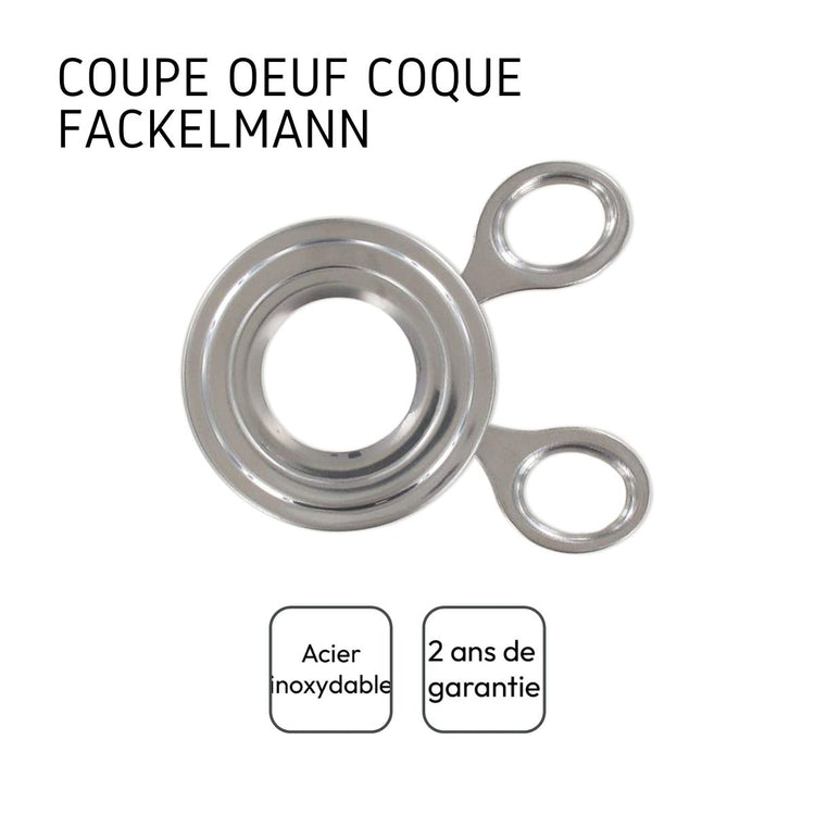 Coupe-œuf à la coque Inox Fackelmann