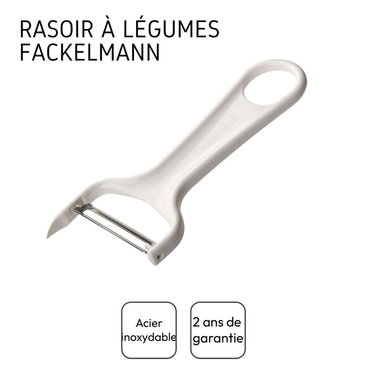 Lot de 2 rasoirs à légumes, éplucheurs à légumes 14 cm Fackelmann