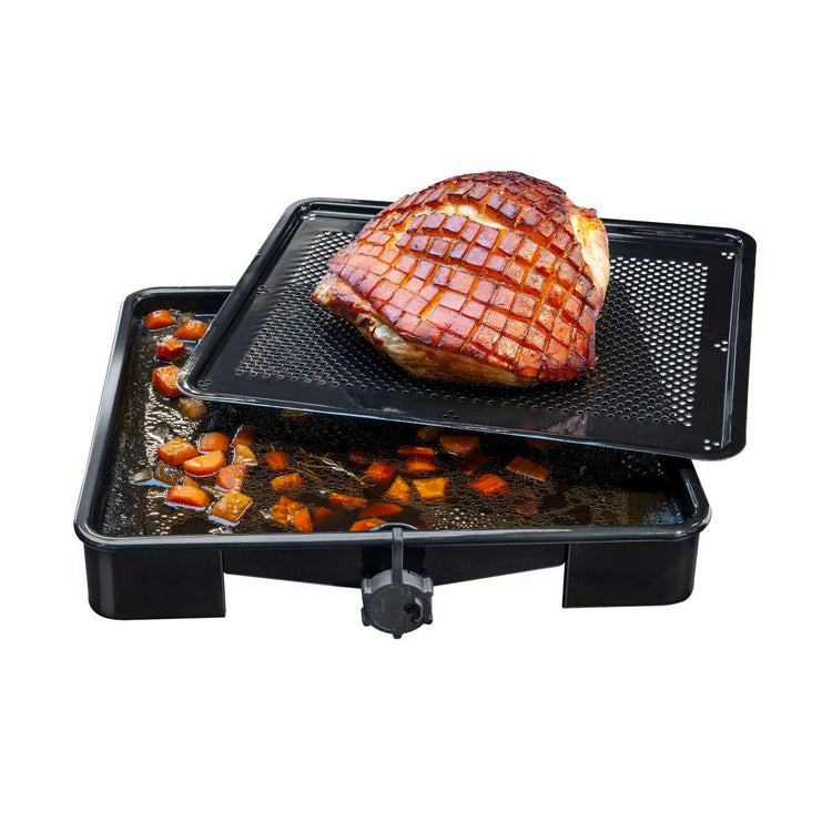 Plat de cuisson four pour rôti avec bac de récupération du jus de 3 litres Zenker Special Cooking