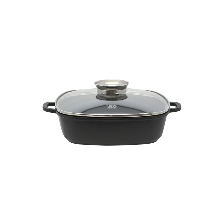 Cocotte 28 x 28 cm en fonte aluminium antiadhésive 3,6 L Elo Alucast
