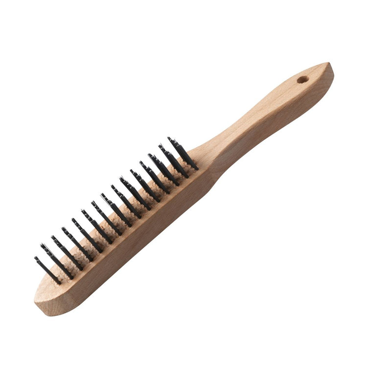 Brosse à nettoyer le barbecue 28 cm bois et acier FM Professional