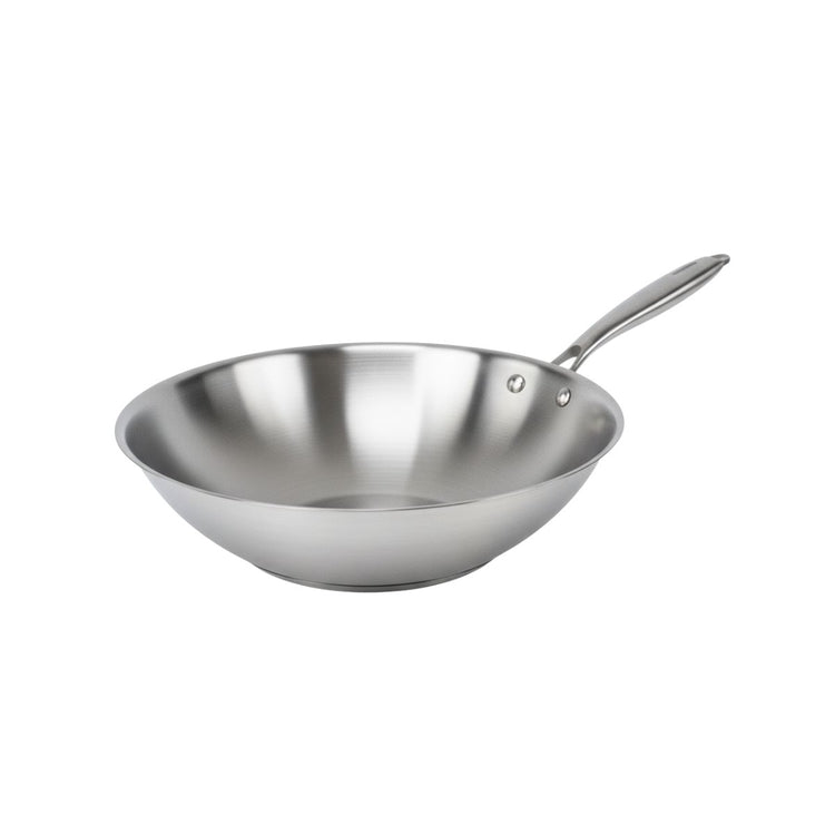 Wok 28 cm en inox 18/10 Triply Fackelmann Vita3