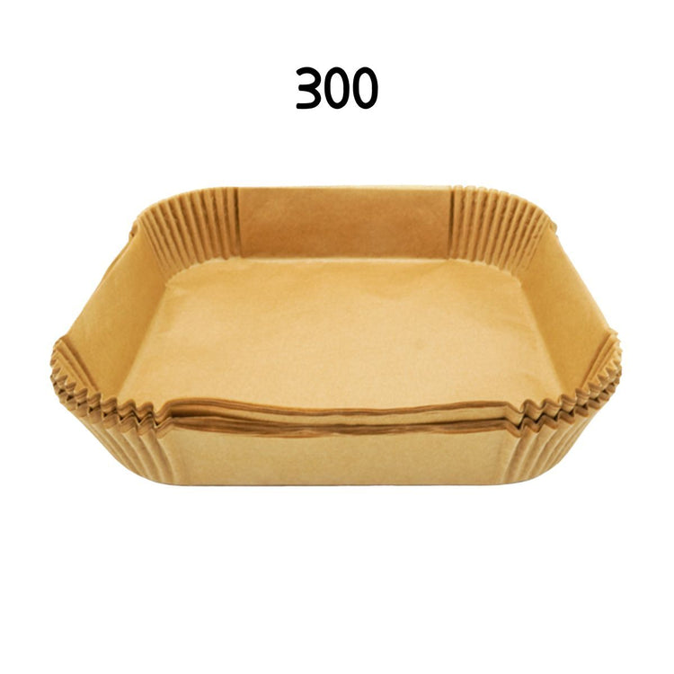 Lot de 300 Moules en papier air fryer carrés 20 cm Fackelmann