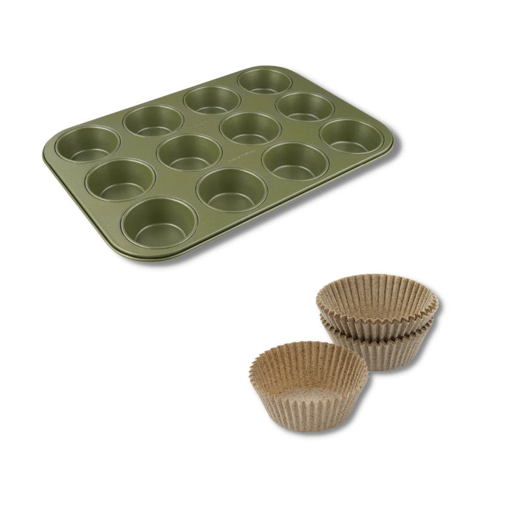 Ensemble 2 pièces spécial muffins Zenker Green Vision