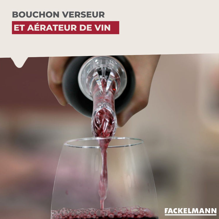 Bouchon verseur et aérateur de vin Fackelmann Bar Concept