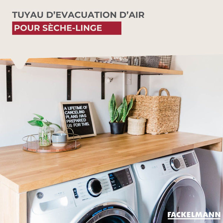Tuyau Evacuation Sèche-Linge Fackelmann