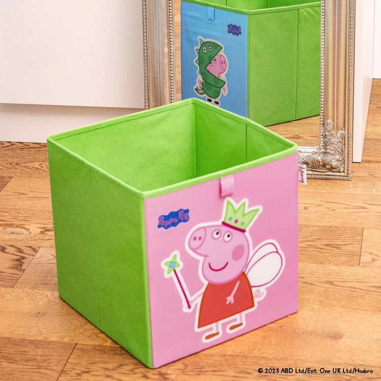 Boîte de rangement Peppa fée 2 faces compatible Kallax Lifeney Peppa Pig
