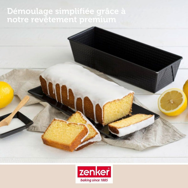 Set de 4 ustensiles de pâtisserie moule à gâteaux bols et spatule Black mettallic Black mettallic Zenker Black mettallic