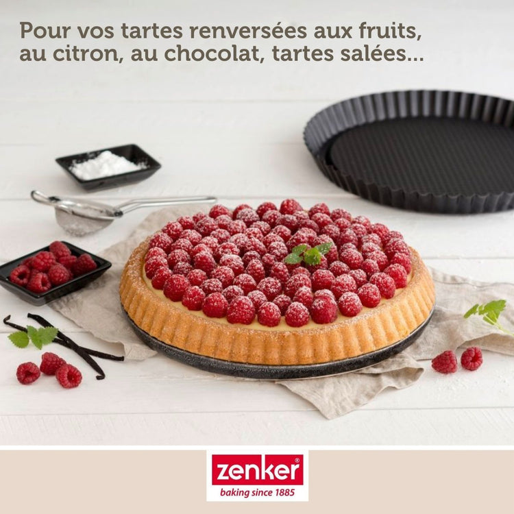 Set de 4 ustensiles de pâtisserie moule à gâteaux 2 bols et spatule Black mettallic Black mettallic Zenker Black mettallic