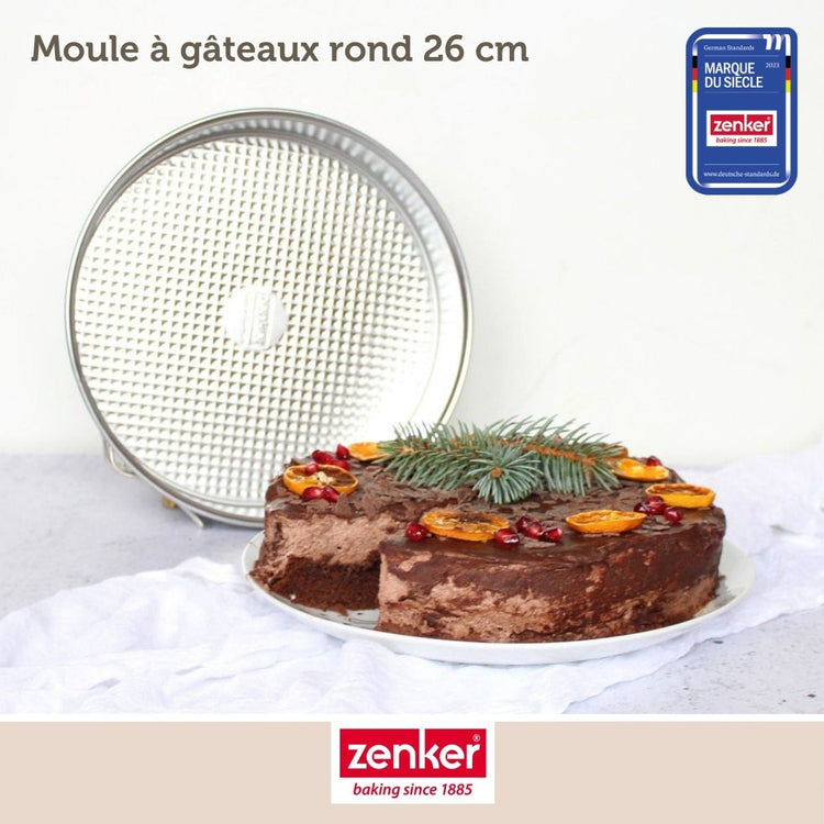 Set de 5 ustensiles de pâtisserie moule à gâteaux bols spatule et verre doseur Zenker Silver