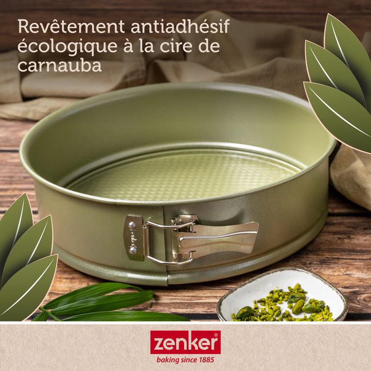Ensemble de 2 Moules à manqué à charnière 20 cm Zenker Green Vision