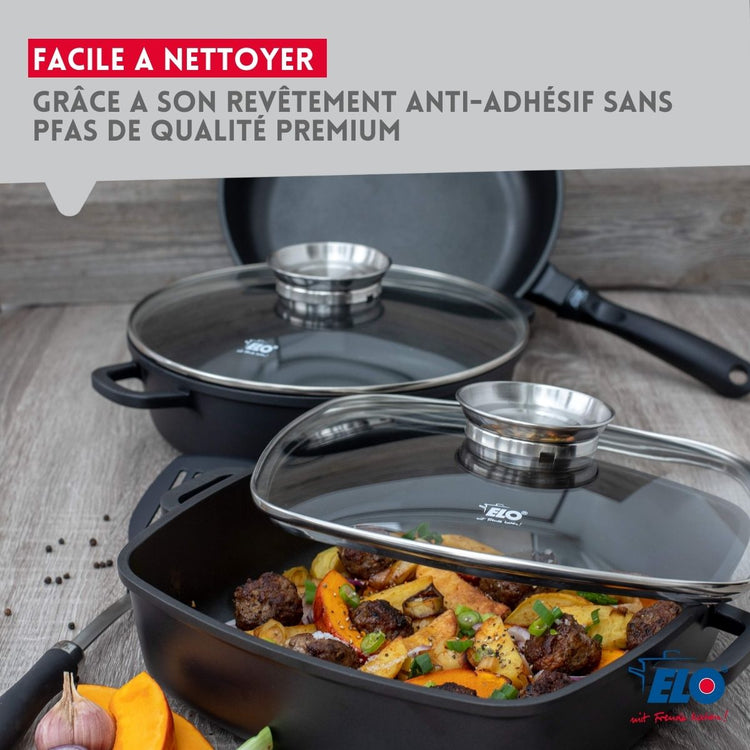 Faitout 20 cm sans PFAS Elo Alucast