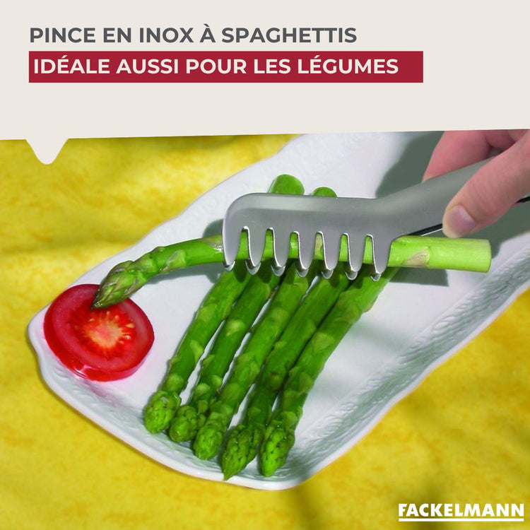 Pince à spaghettis, de cuisine en Acier inoxydable Fackelmann