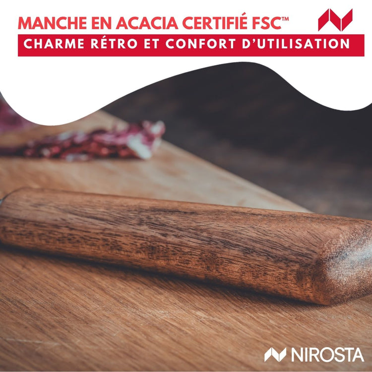 Couteau Santoku 31 cm Nirosta Flow