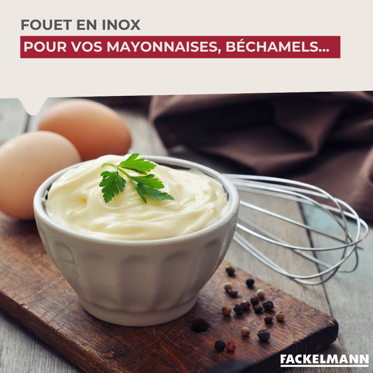 Fouet de pâtisserie en inox 26 cm Fackelmann