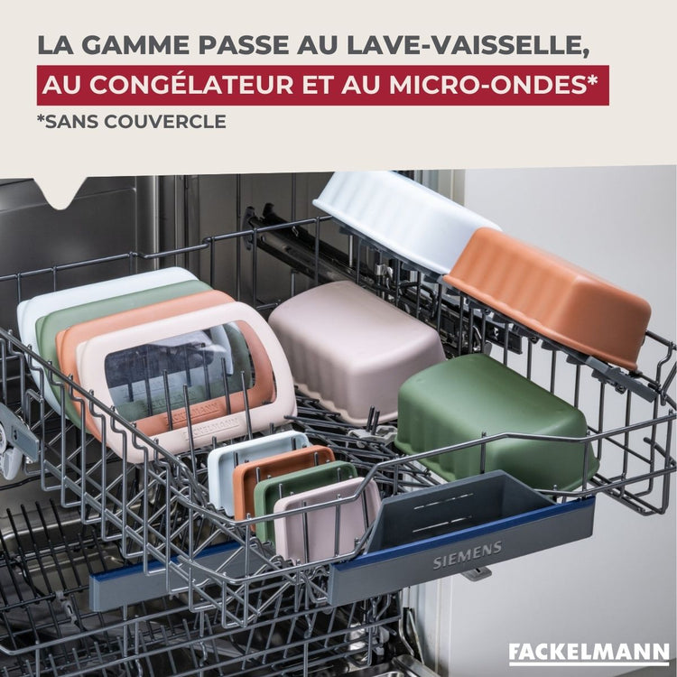 Lot Lunchbox 1L et 3 Boîtes à Sauce Fackelmann Storage