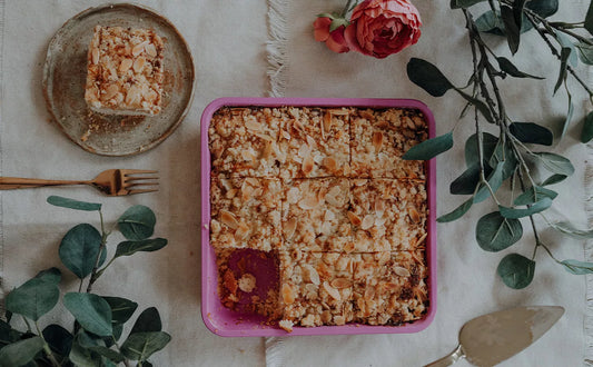 La recette du gâteau aux poires façon crumble