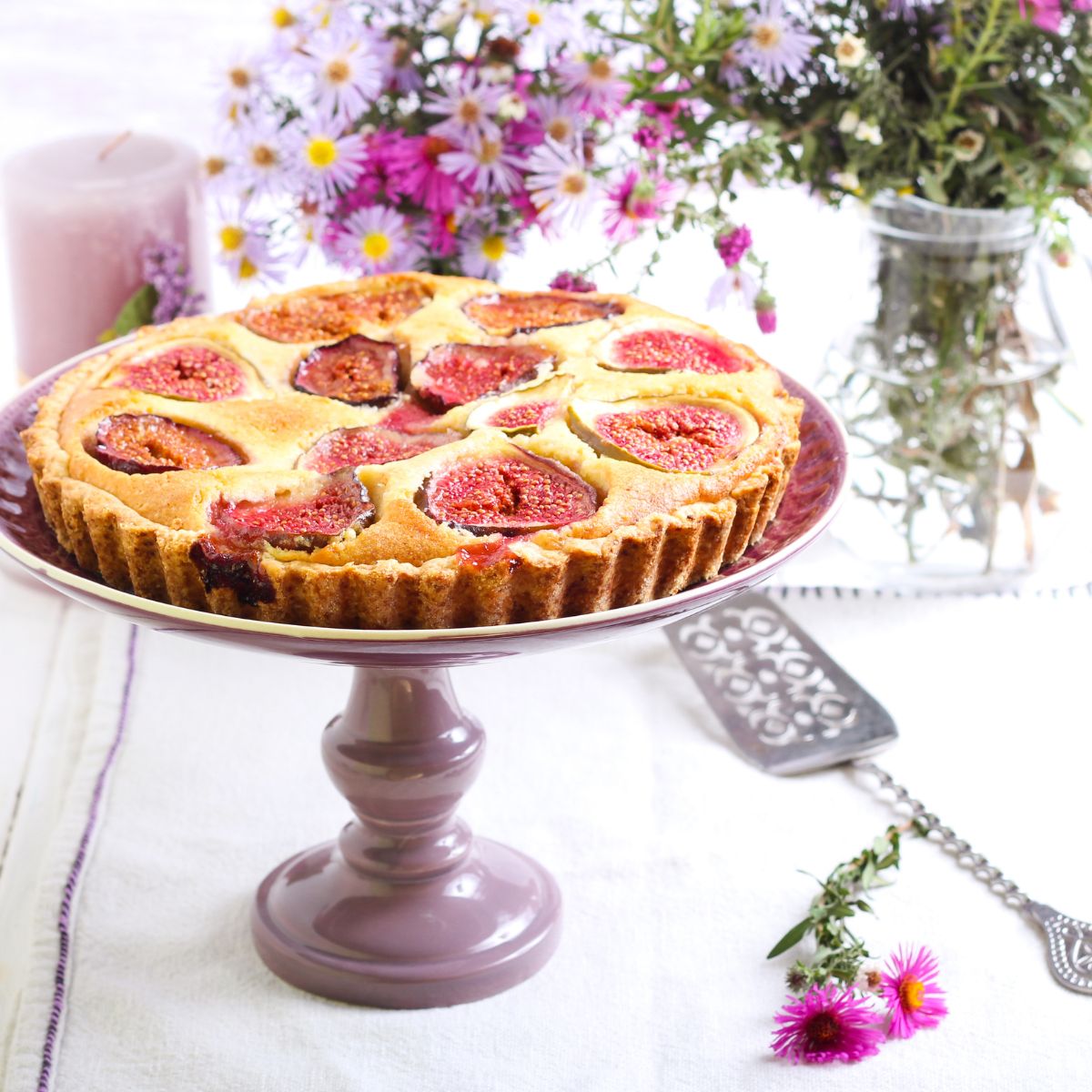 Tarte figues et amandes