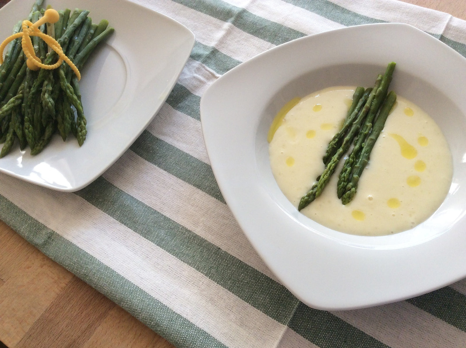 La recette du velouté d'asperges