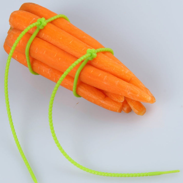 Lot de 6 ficelles alimentaires réutilisables en silicone Fackelmann Basic