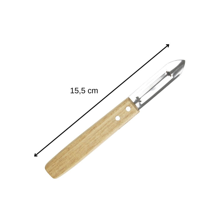 Ensemble de 2 Eplucheurs Econome Nature 16 cm Nirosta