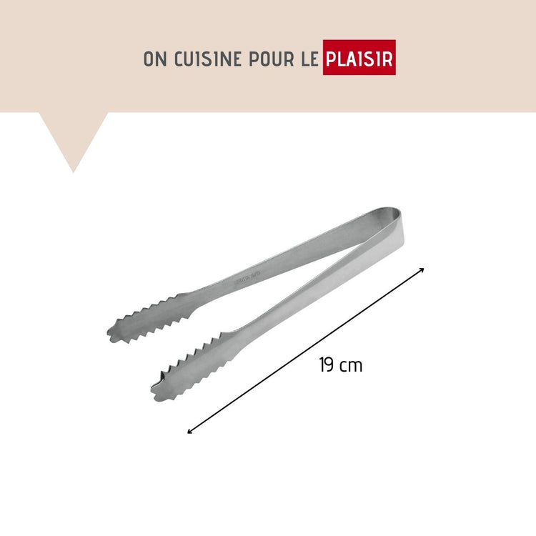 Lot de 2 pinces à glaçons inox FM Professional Boissons