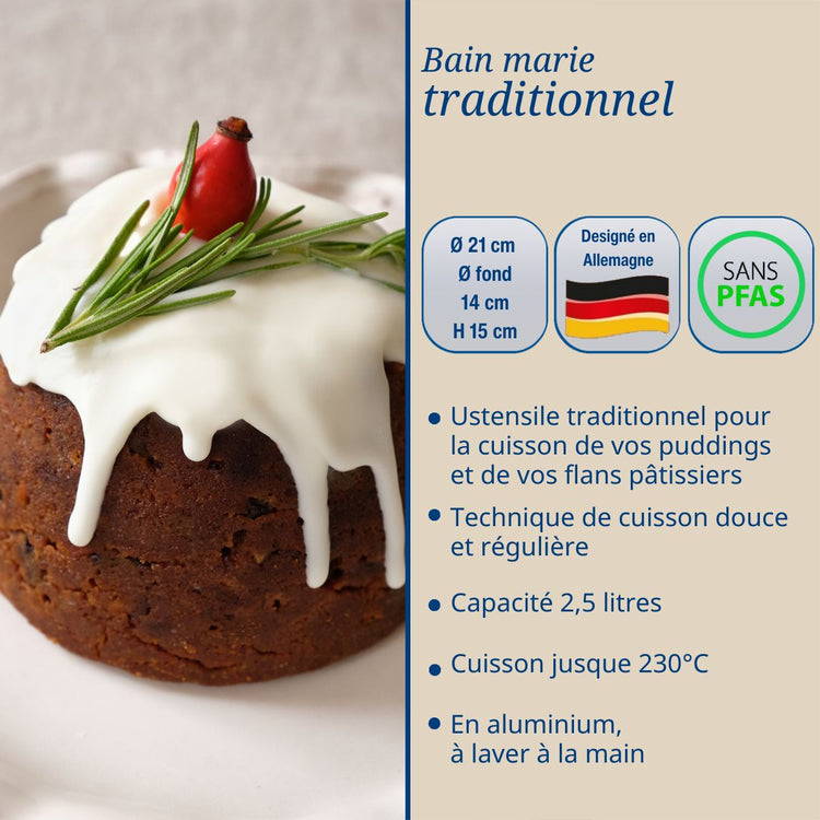 Moule à bain marie 15 x 21 x 14 cm Dr. Oetker Classics