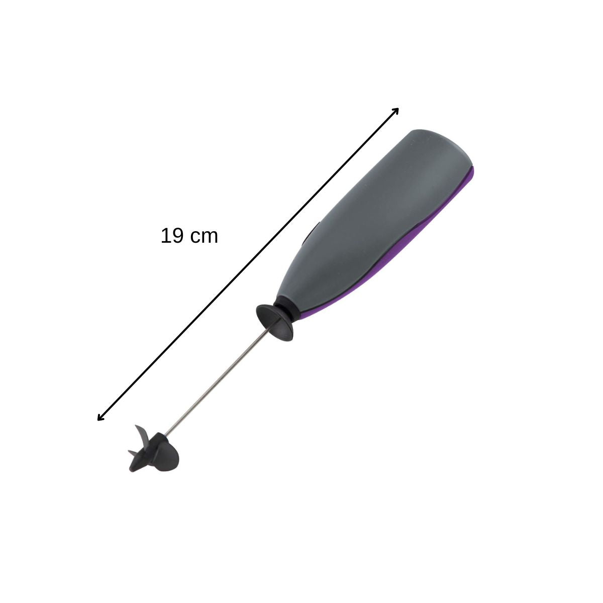 Mini mixeur Turbo bicolore avec piles Fackelmann