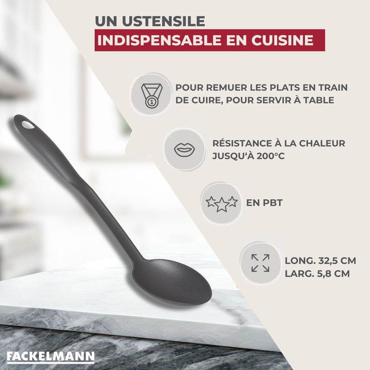 Cuillère à servir 32,5 cm Fackelmann CLIP