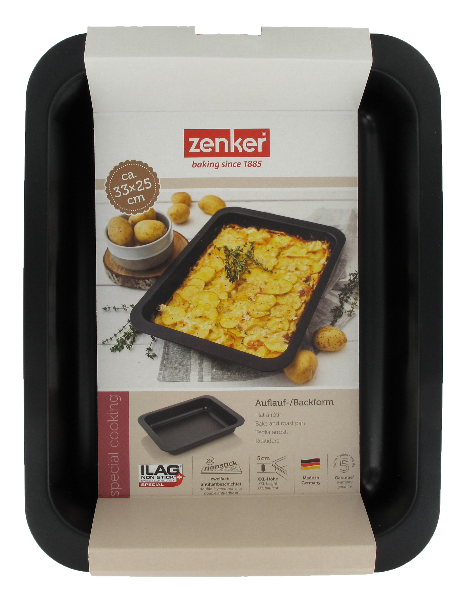 Plat à four 33 x 25 cm Zenker Spécial Cooking