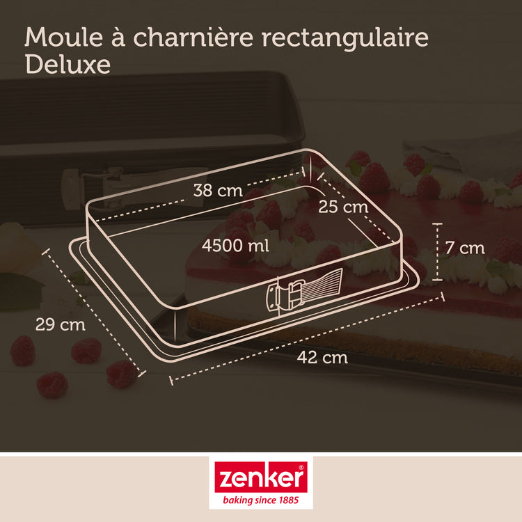 Set de 5 ustensiles de pâtisserie moule à gâteaux 2 bols spatule pâtisserie et verre doseur Zenker Deluxe