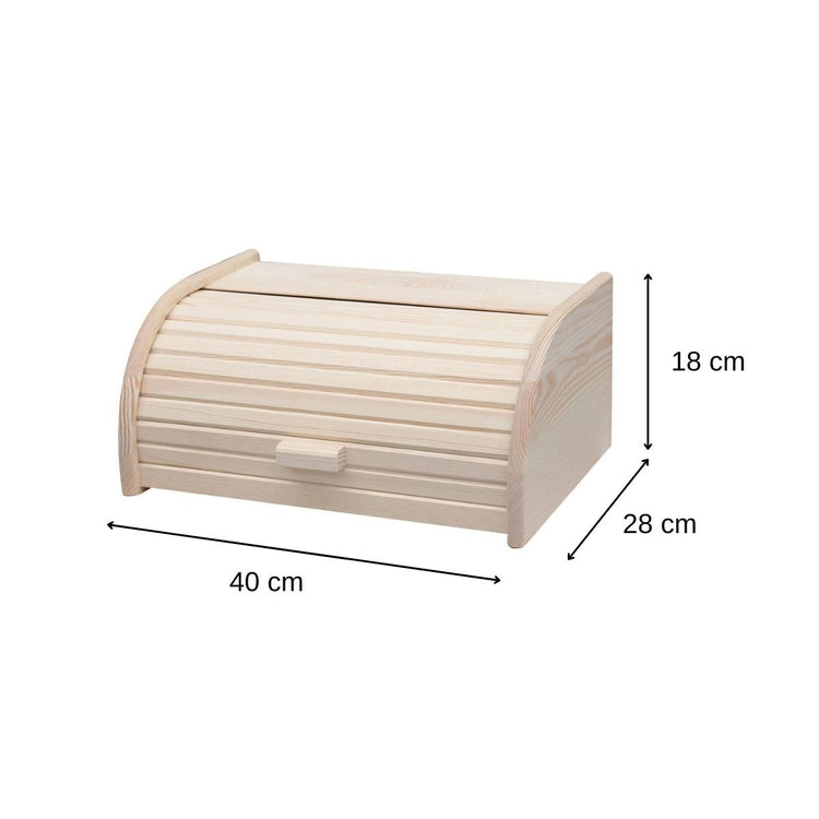 Lot de 2 huches à pain en bois Fackelmann Boissellerie