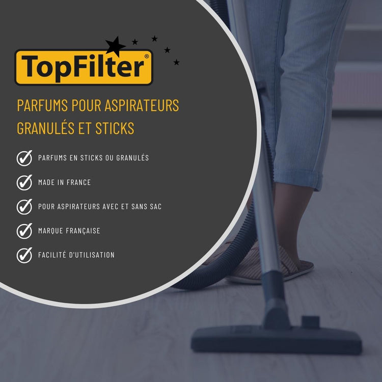 Lot de 2 désodorisants aspirateur avec parfum lavande Top Filter Accessoires
