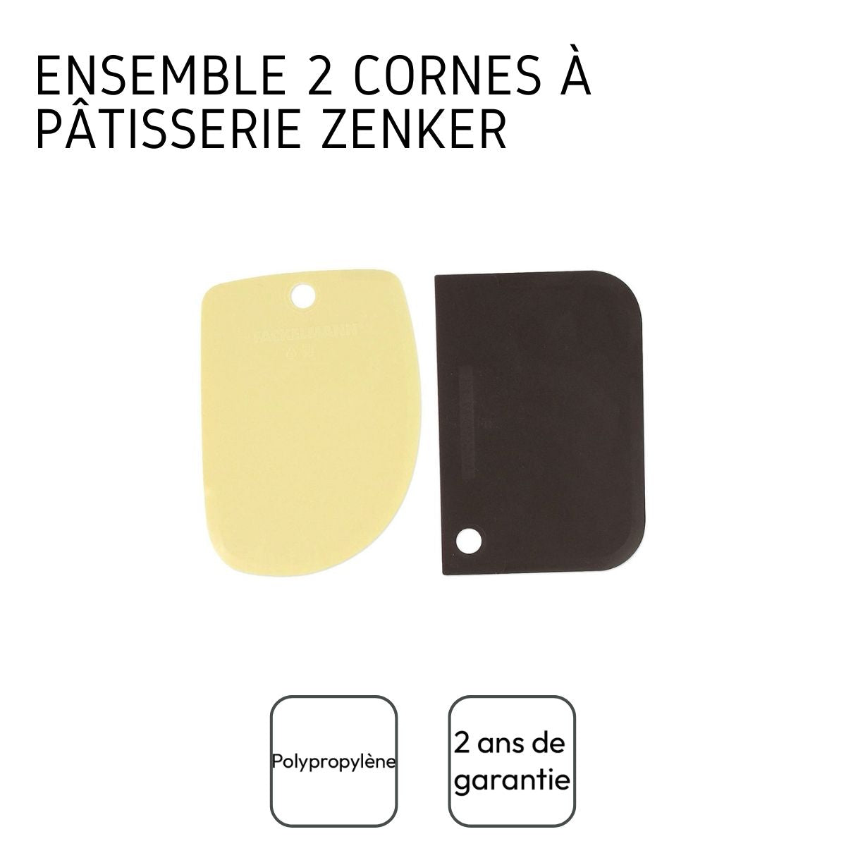 Ensemble de 2 cornes de pâtisserie professionnelles Zenker