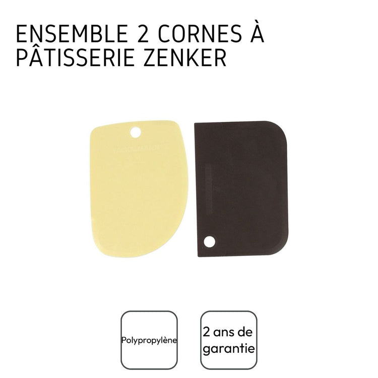 Ensemble de 2 cornes de pâtisserie professionnelles Zenker