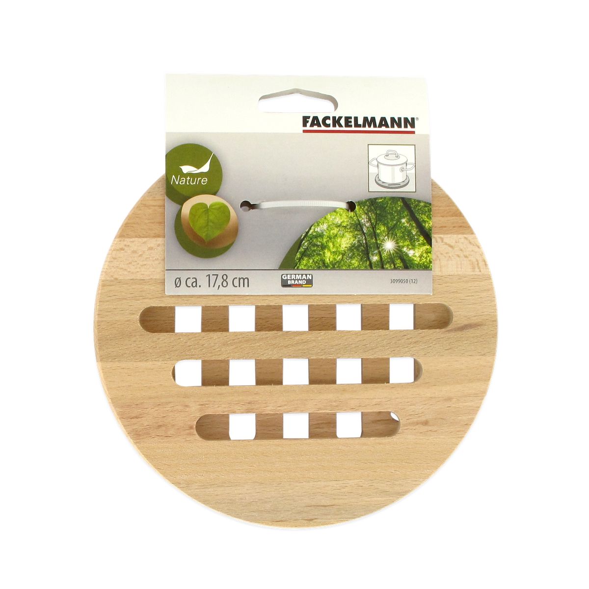 Dessous de plat rond en bois Fackelmann Wood Edition