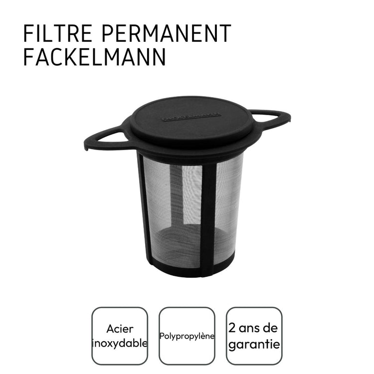 Filtre à thé réutilisable pour théière et tasse à thé Fackelmann