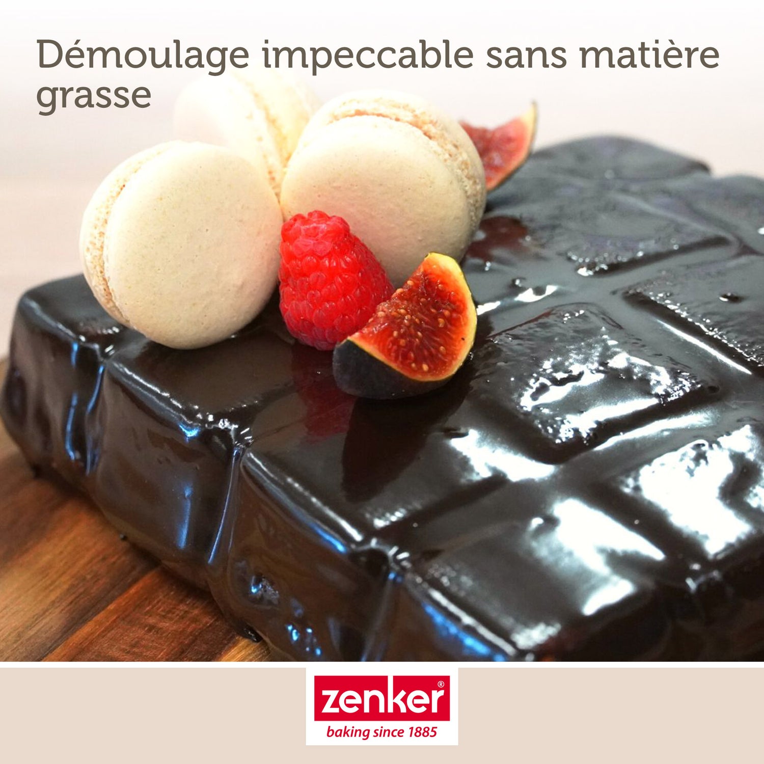 Moule à gâteaux en forme de tablette de chocolat Zenker Silicone fibre de verre