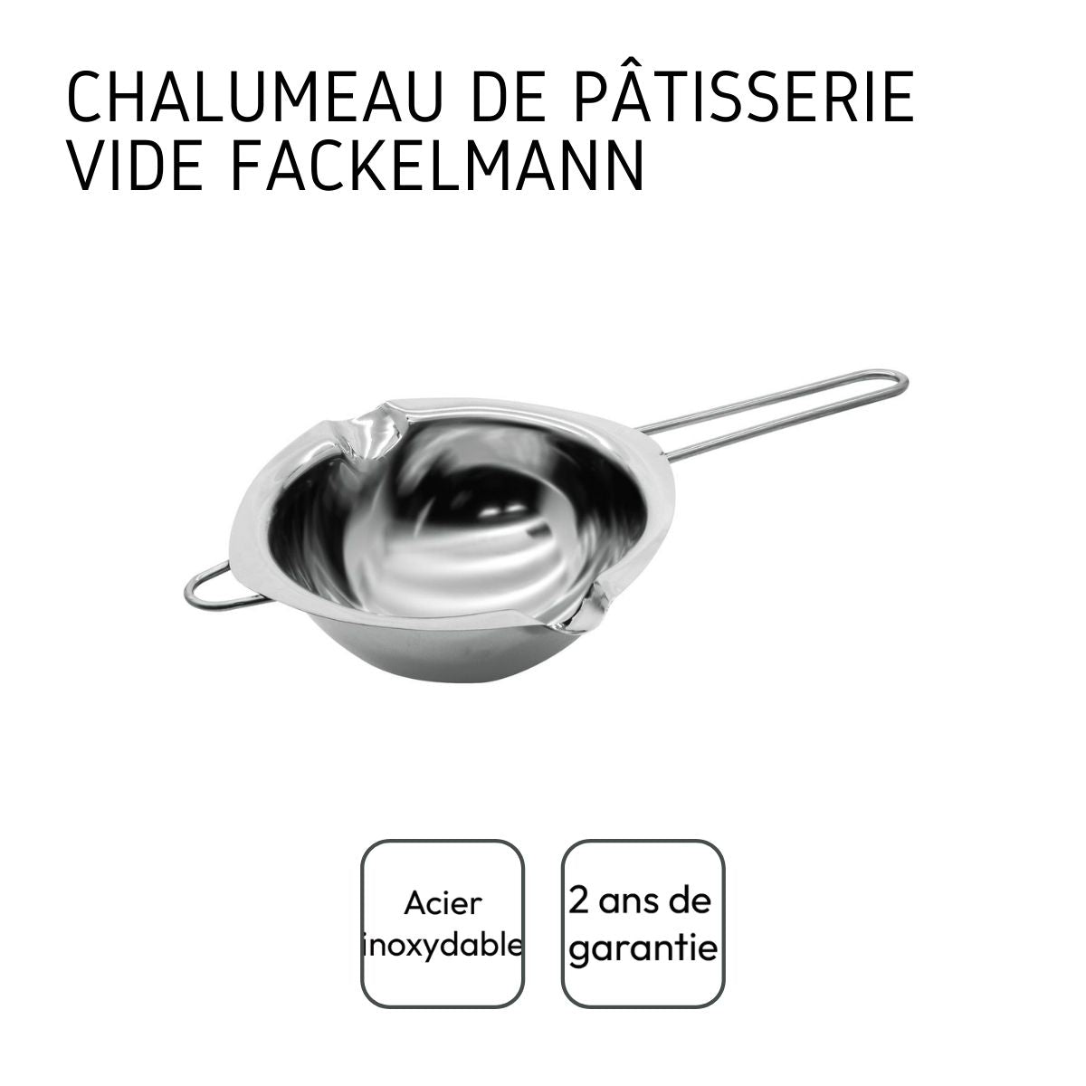 Service à bain marie pour chocolat Zenker
